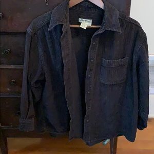 Corduroy Eddie Bauer button up